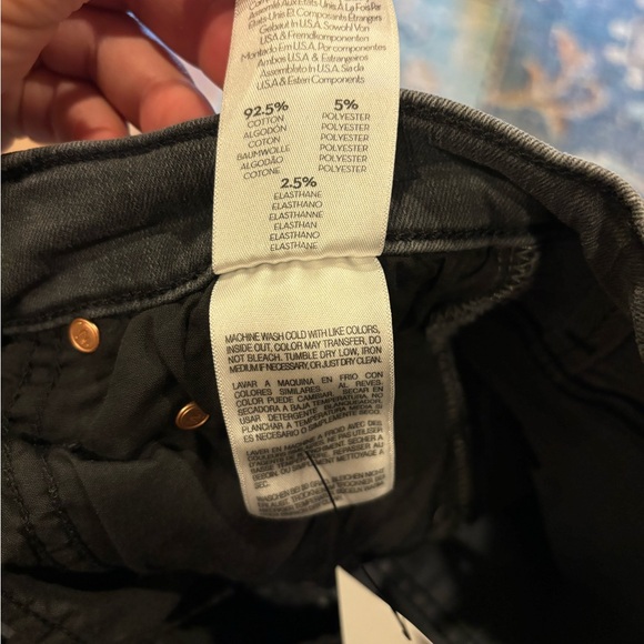 Mother Mid-Rise Straight Leg Jeans Size 26 The Insider Crop Step Frey - Picture 5 of 9